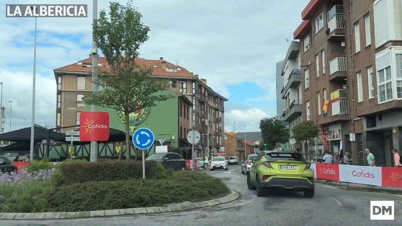 Imagen principal - El recorrido de la Vuelta en Santander, desde el coche