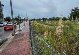 Parcela de la calle Francisco Tomás y Valiente en la que se pretende levantar la nueva gasolinera.