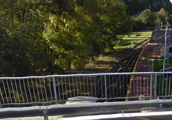 Estación de Golbardo, en el municipio de Reocín.