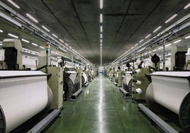 Instalaciones de Textil Santanderina, con sede en Cabezón de la Sal.