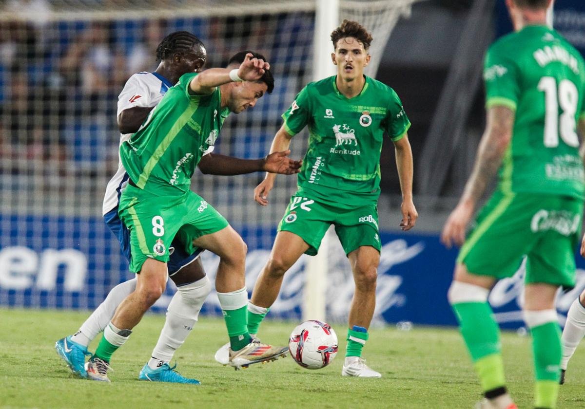 El encuentro Tenerife-Racing, en imágenes