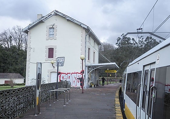 Estación de La Cavada en Riotuerto.