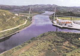 Infografía del futuro puente entre Suances y Requejada.