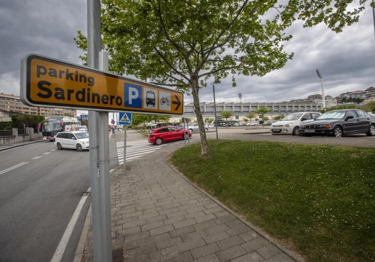 Aparcamiento de El Sardinero, donde se actuará.