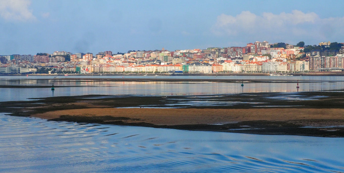 La bajamar vista desde Somo.