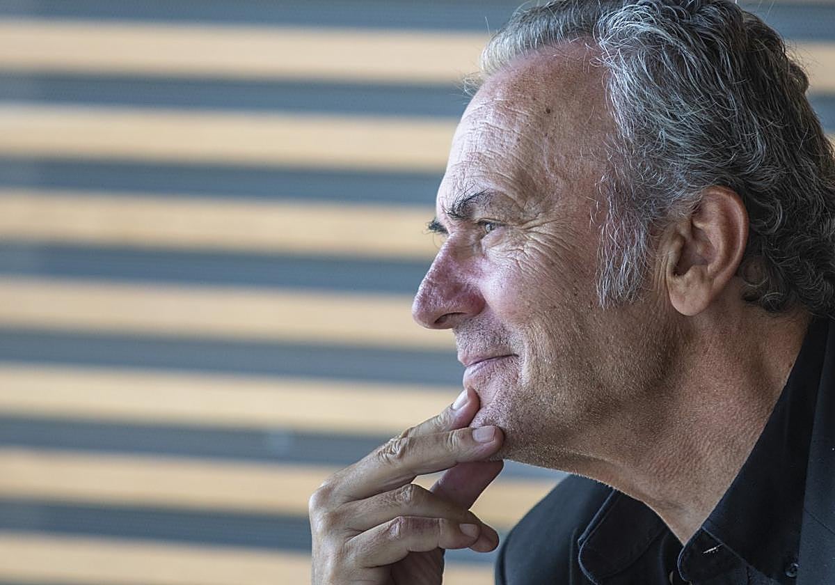 El actor José Coronado, ayer, en el Centro Botín de Santander.