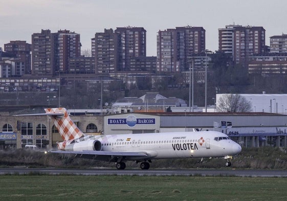 Volotea opera la ruta con Sevilla en la actualidad.