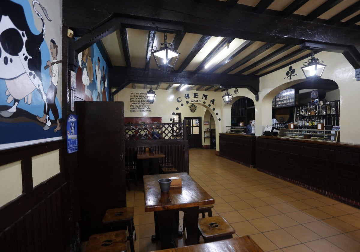 Interior del Bar Chema.