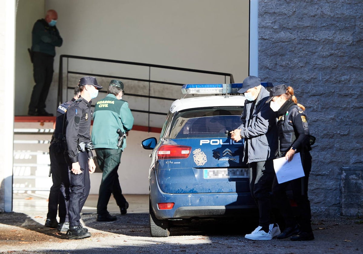 El acusado José Reñones accediendo a los Juzgados de Santander.