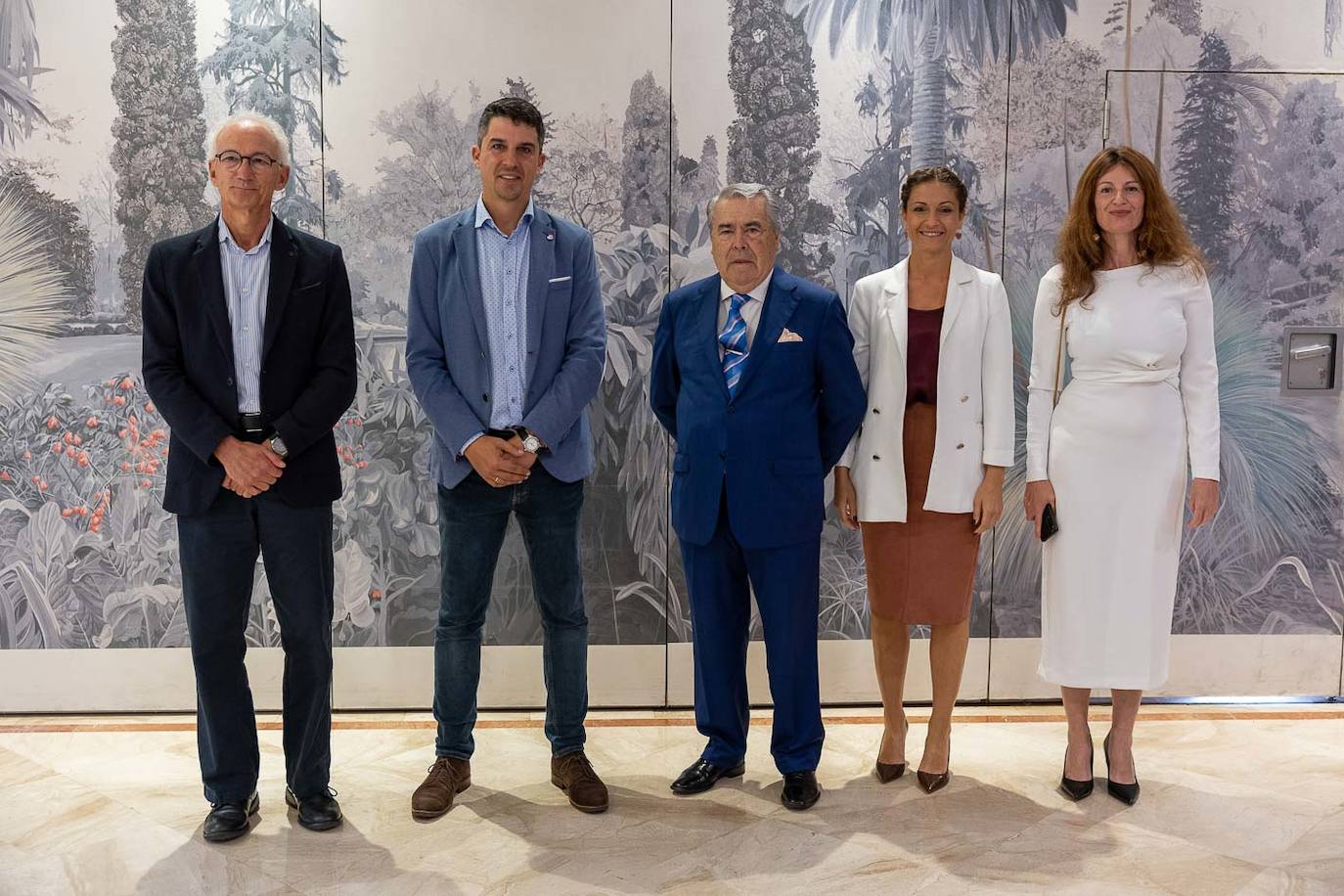 Didier Fleury, Daniel Fernández, Víctor Bustillo, Ainoa Quiñones y Silvia Aparicio.