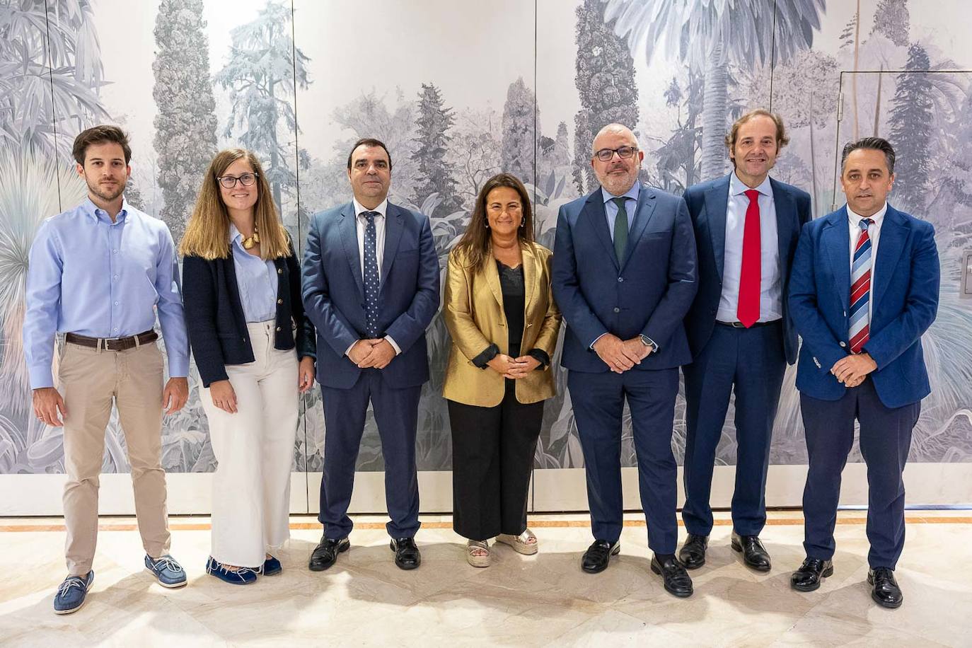 Ignacio Galilea, Marialena García, Rafael Álvarez, Begoña Gómez del Río, Luis Manuel Taboada, Mauricio Zuluaga y Carlos Caramés.