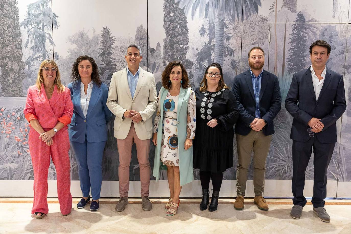 Eugenia Gómez, María García, Pablo Zuluaga, Ana Belén Álvarez, Rosa Mantecón, Jorge Gutiérrez y José A. Imbert.