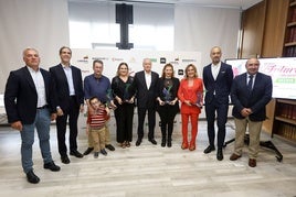 De izq. a dcha. Héctor Sainz, Carlos Augusto Carrasco, Prudencio Varela, Eva Oláiz, Eduardo Arasti, Adri Bello, Sara Peña, Javier López Estrada y Ángel Pedraja.