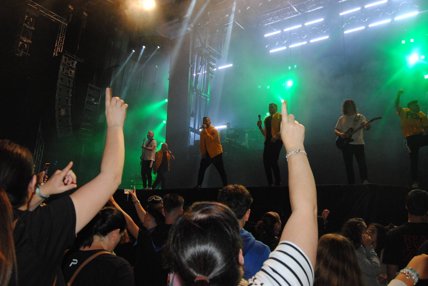 El público vibró al ritmo de las canciones. 