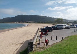 Parcela, que actualmente funciona como parking, en la que se creará el mirador.