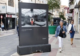 La muestra se puede ver en la céntrica calle Consolación de Torrelavega.