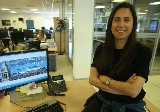 Soledad Antelada en su etapa en el Laboratorio Nacional Lawrence Berkeley.