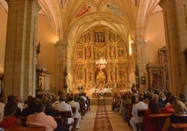 Celebración de la misa el año pasado.