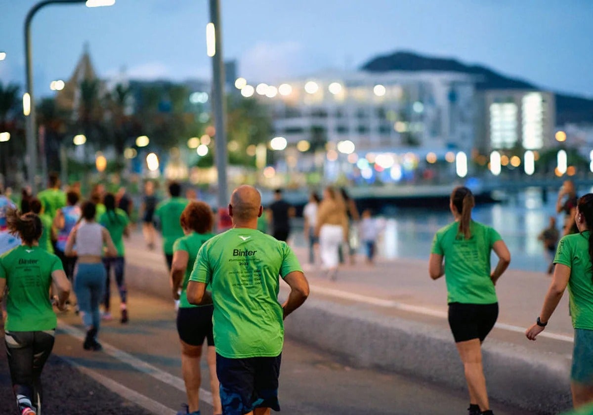 Una marea verde tomará Santander el sábado en la Binter Night Run