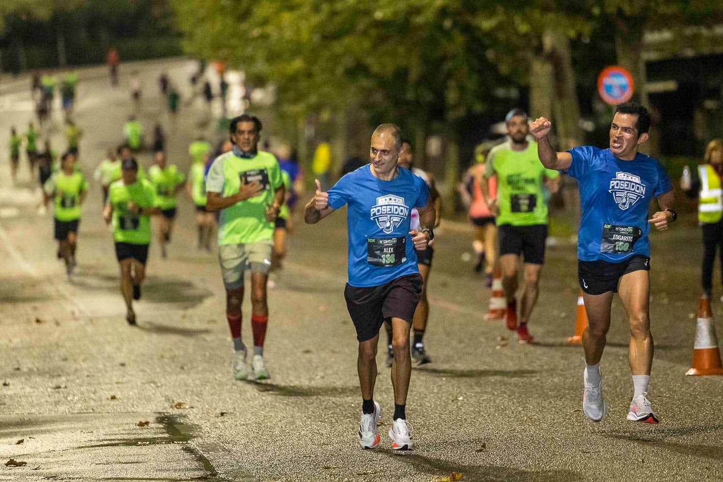 La marea verde toma Santander con la Binter Night Run