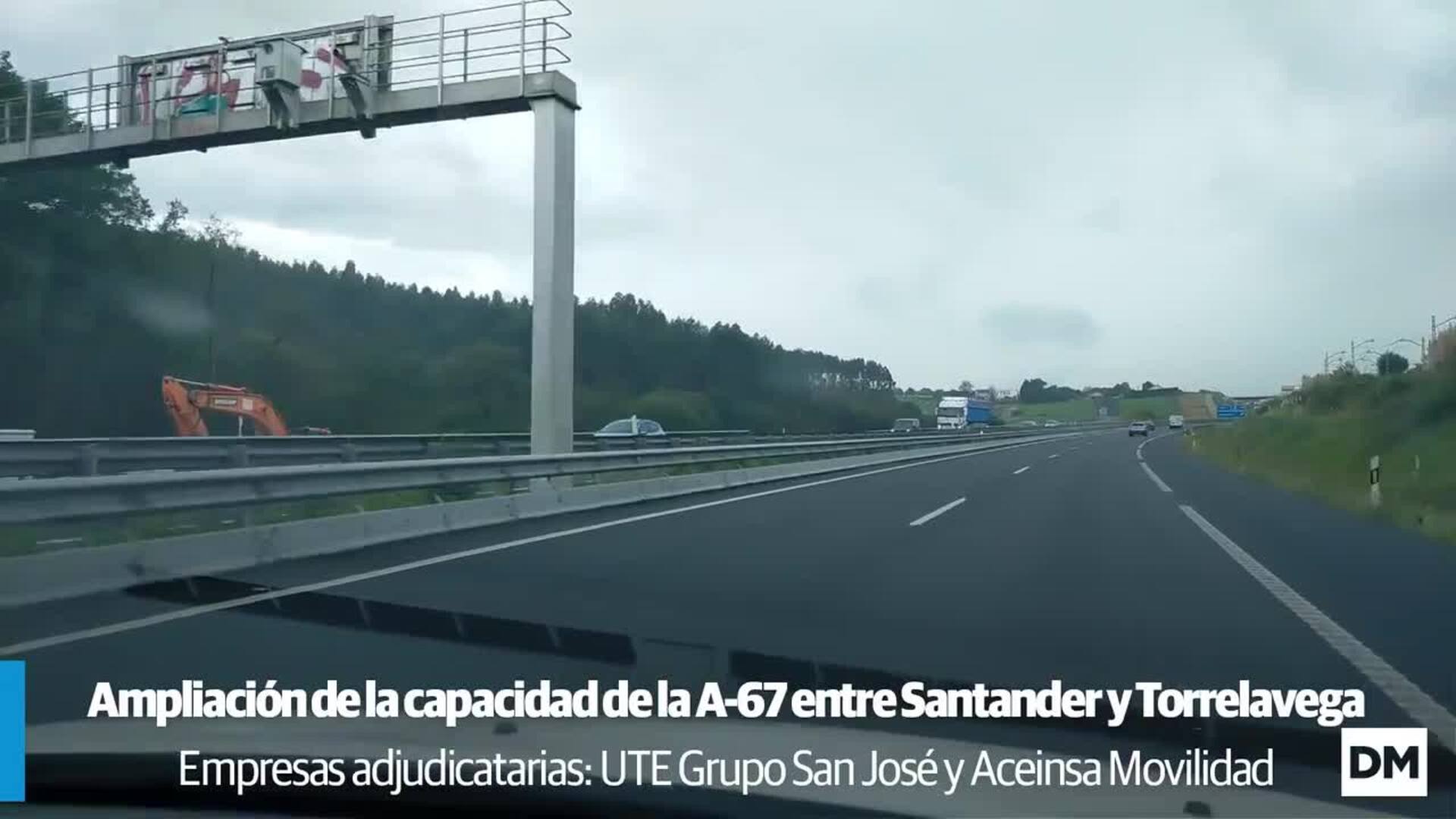 Primeros pasos de la obra del tercer carril