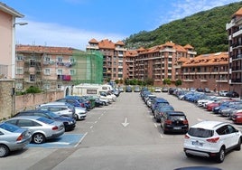 Parcela en el barrio de Santoñuca cedida a Gesvicán.