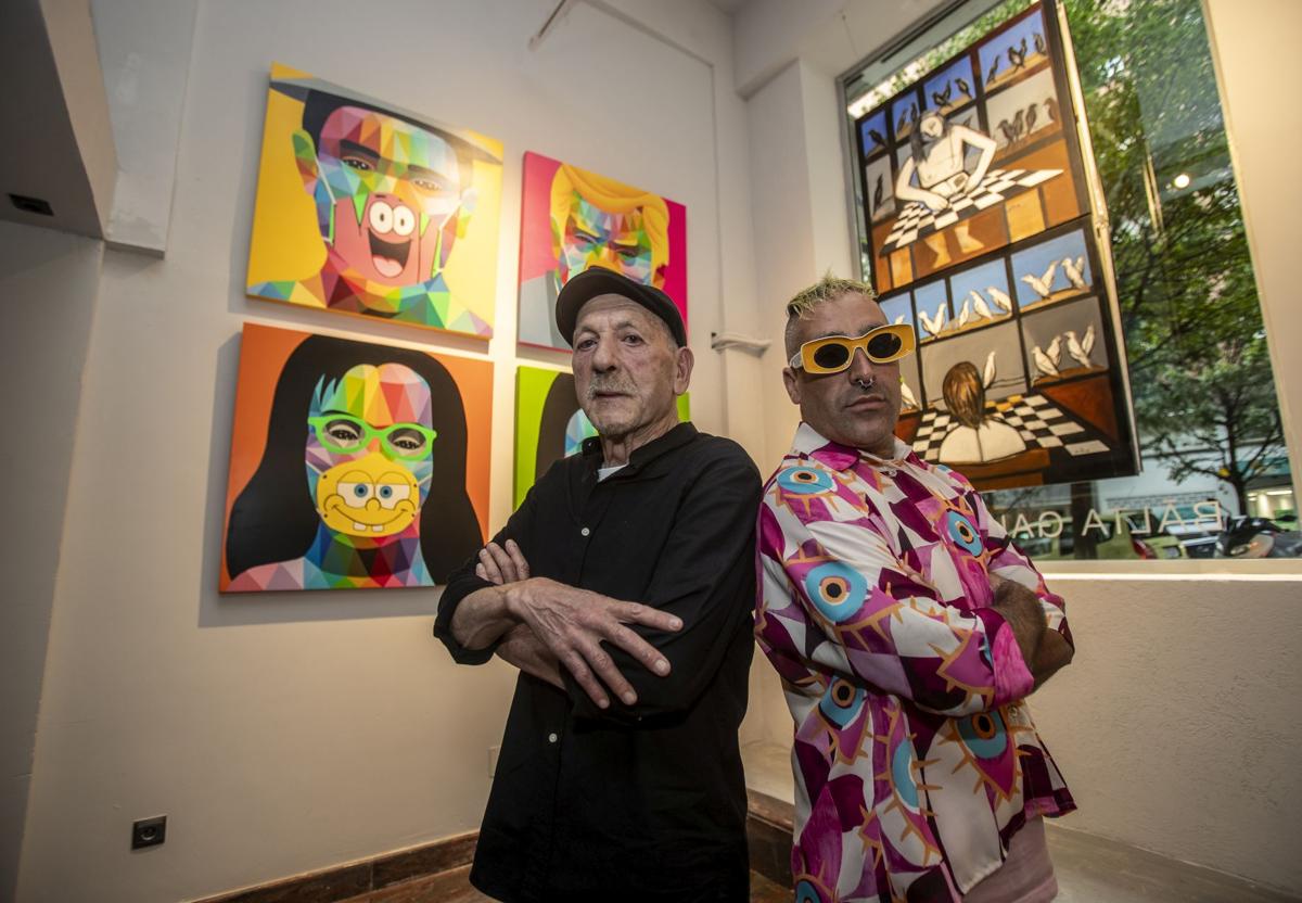 Roberto Orallo y Okuda muestran por primera vez sus obras en una exposición conjunta.