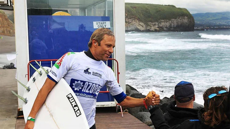 El surfista cántabro Dani García.