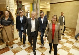 Zoraida Hijosa, Pablo Zuloaga, Ángel Víctor Torres, Francisco Mañanes y Eugenia G. de Diego.