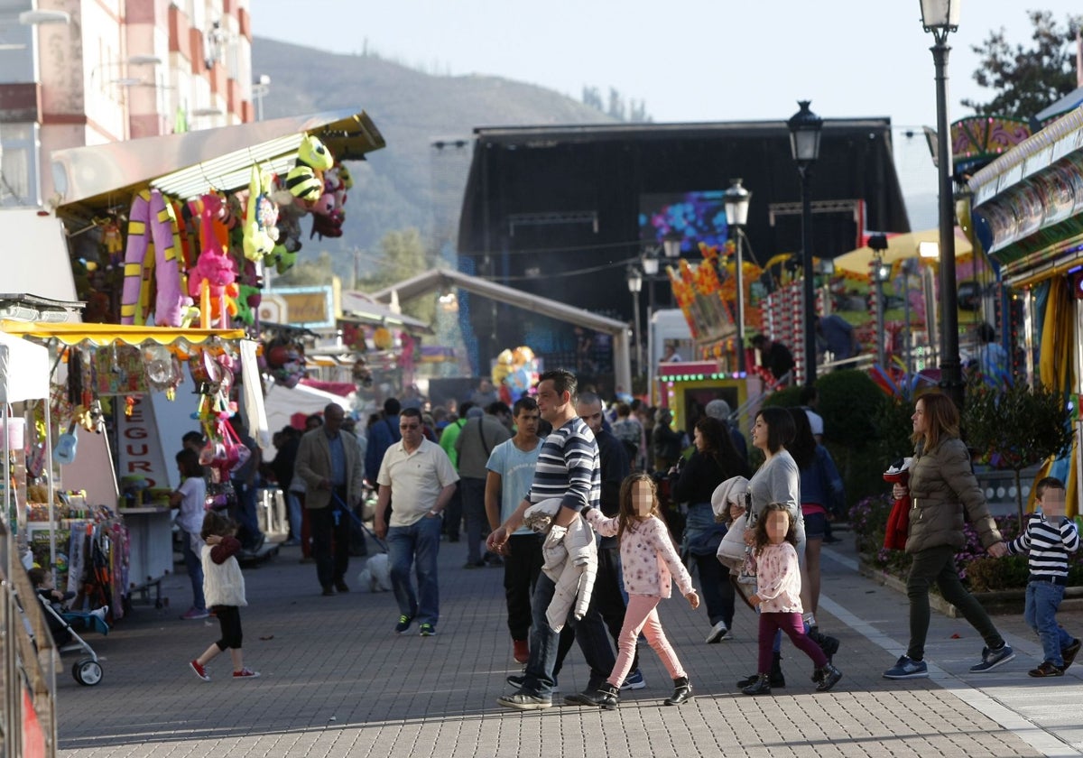 Imagen de archivo de las fiestas de San Amancio, en el Barrio Covadonga.