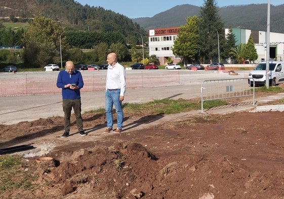 Arranz y Martínez han visitado las obras  para comprobar su estado