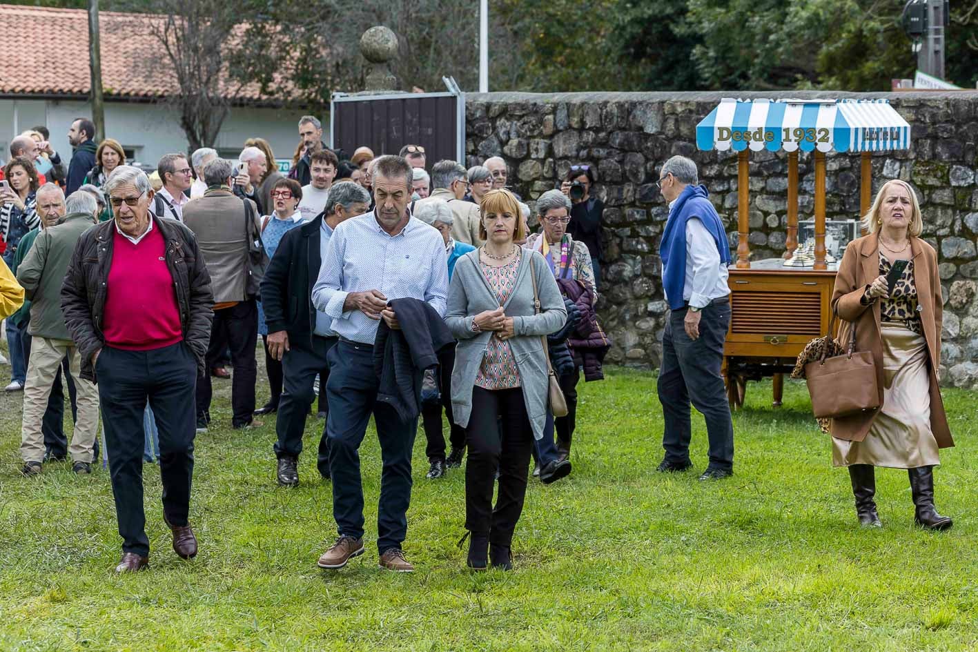 La mayoría de los asistentes eran franceses.