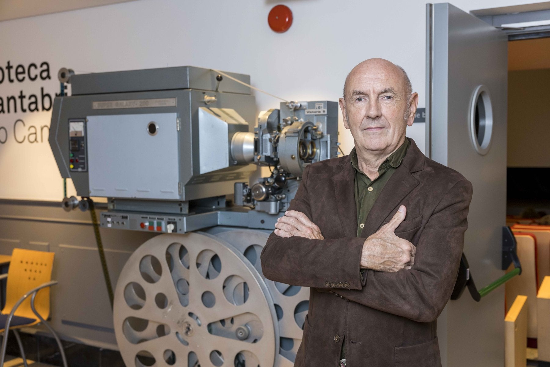 Iñaki Arteta participó en el ciclo 'Ideas y maestros' que se celebra en la Filmoteca Mario Camus.