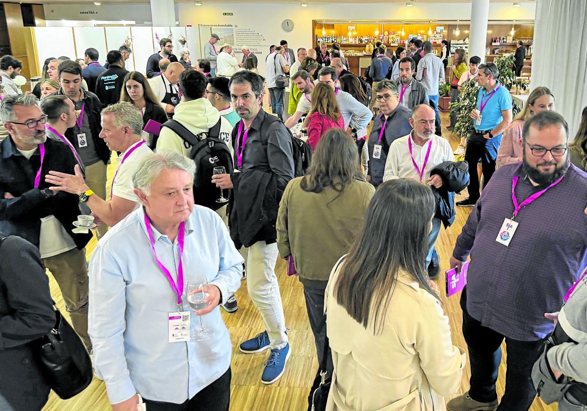 Asistentes de un congreso celebrado este año en el Palacio de Exposiciones y Congresos de Santander.