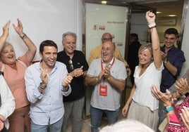 Pedro Casares y Susana Herrán, celebrando la victoria.