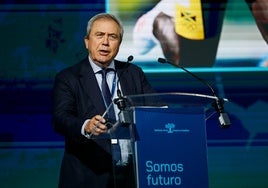 José Ramón Álvarez, presidente del Grupo Armando Álvarez, durante su intervención en el congreso.