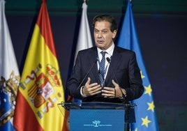 Ignacio Rivera, presidente del Instituto de la Empresa Familiar, durante su intervención final.