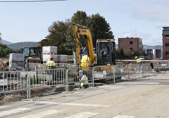 Obras de urbanización del polígono 2 del Plan Parcial El Valle.