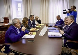 Reunión celebrada esta mañana entre PRC y PP.