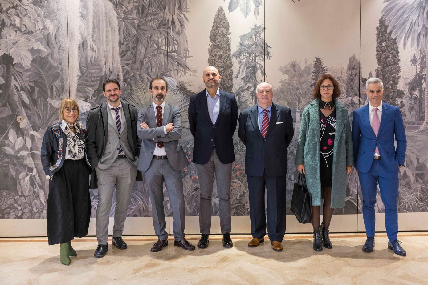 Natividad Pérez, Javier Ferroni, Carlos Gallego, Jesús Vela, Luis Pérez, Sonia Sañudo y David López.