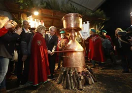 Fiestsa del orujo del año pasado con Carmen Machi