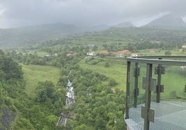 Mirador de La Gándara desde donde partirá la tirolina.