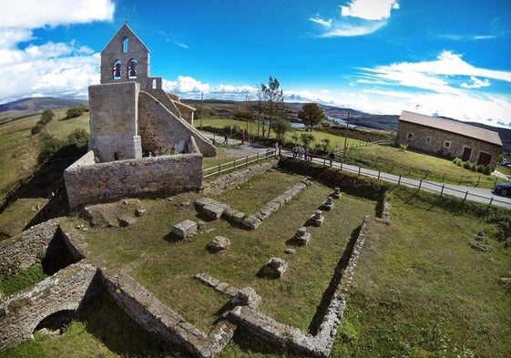 Retortillo. Vista de los restos arqueológicos de Julióbriga.