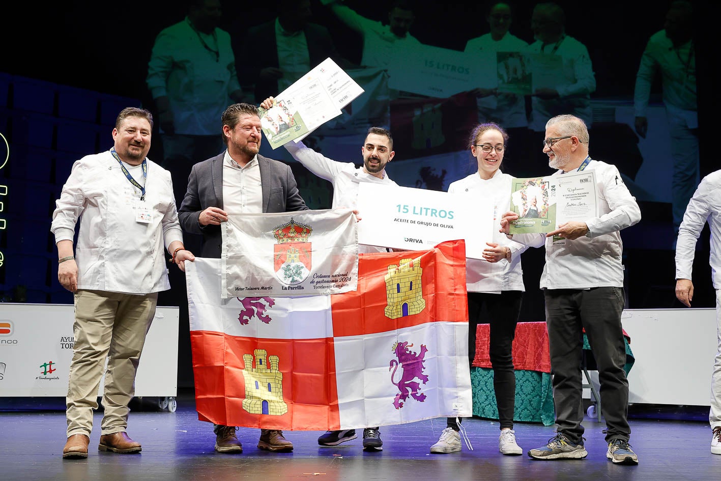 Alejandro Fernández, Jesús Sánchez, Víctor Talavera Martín, Andrea San José Díez y Floren Bueyes.