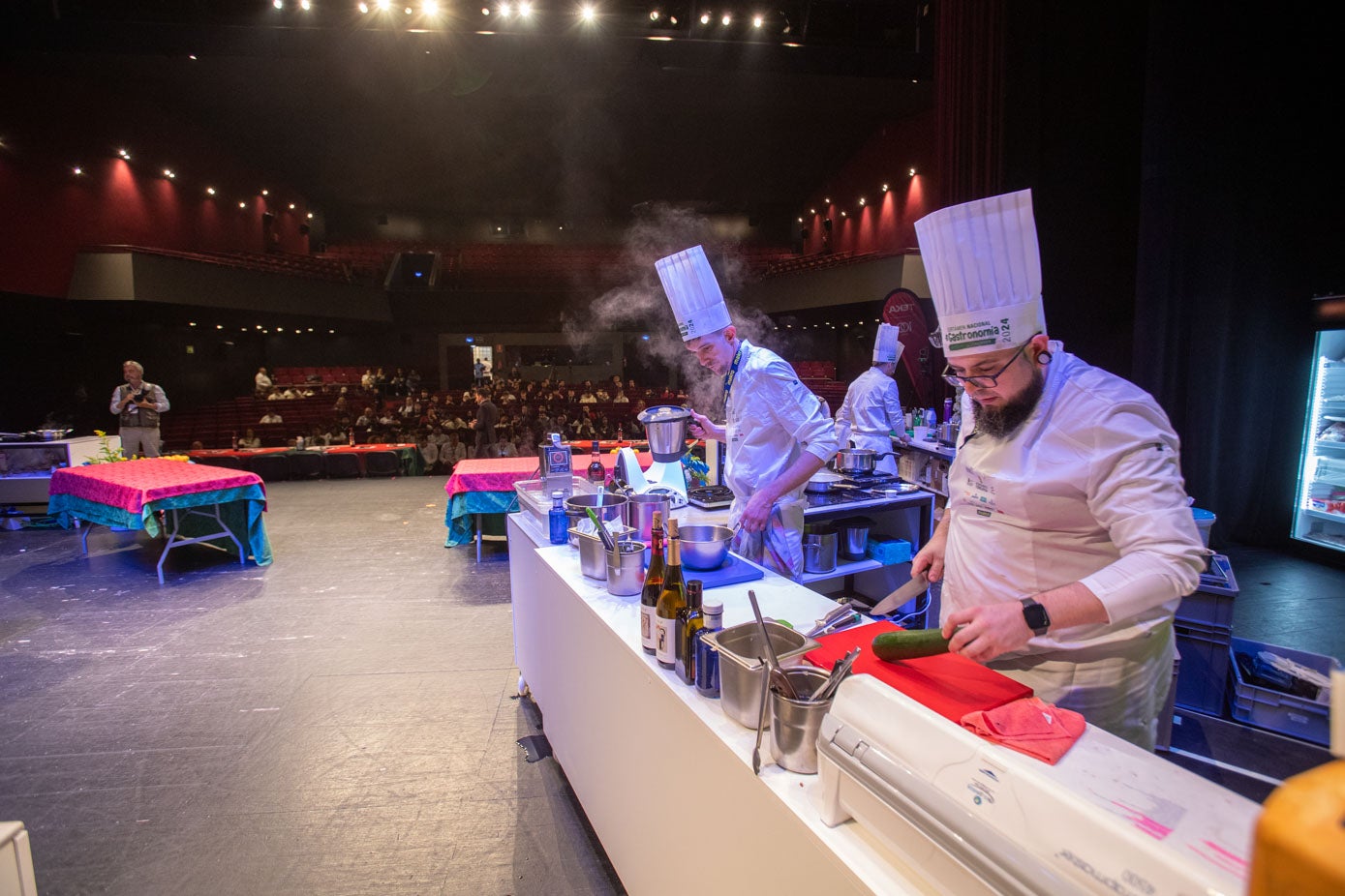 Pablo Rivera, cocinero, y Pablo Marcén, ayudante, representaron a Aragón.