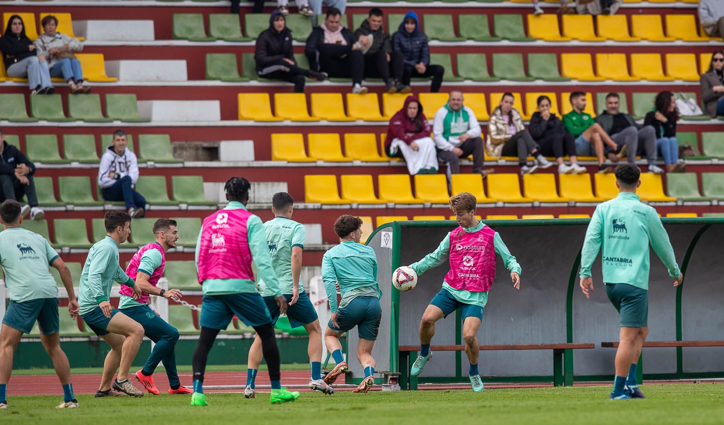 Un lance del entrenamiento.