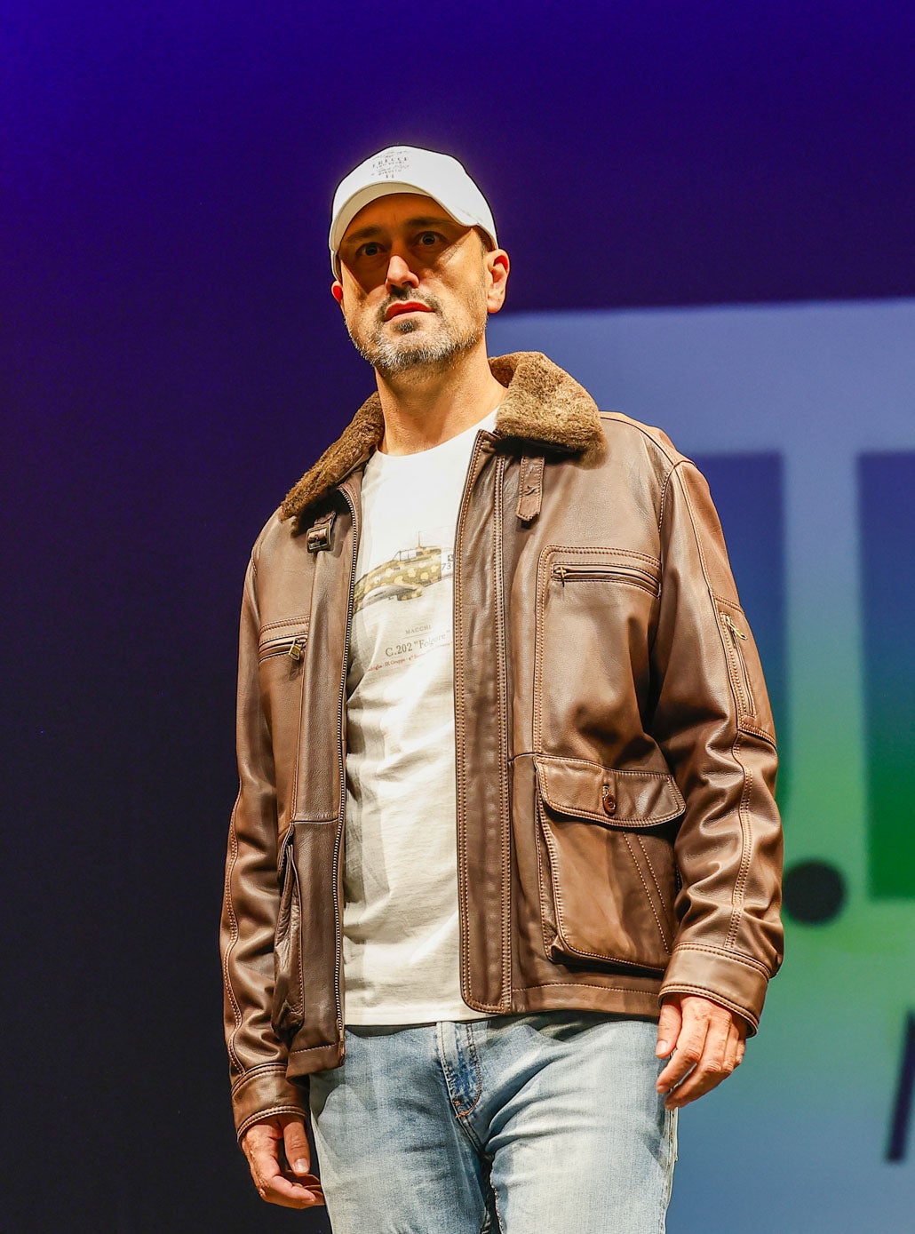 Javier López Estrada, alcalde de Torrelavega, en un momento del desfile