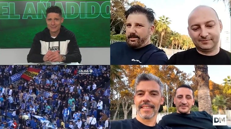 En 'El Añadido', los cuatro de La Rosaleda