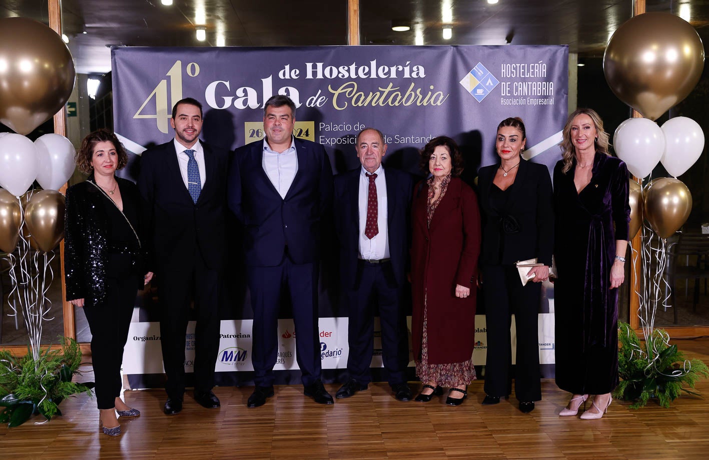 Cristina García, Eduardo Lamadrid, Luis Alberto García, Luis García, Rosa María Espeso, Rosa García y Bárbara Gutiérrez.