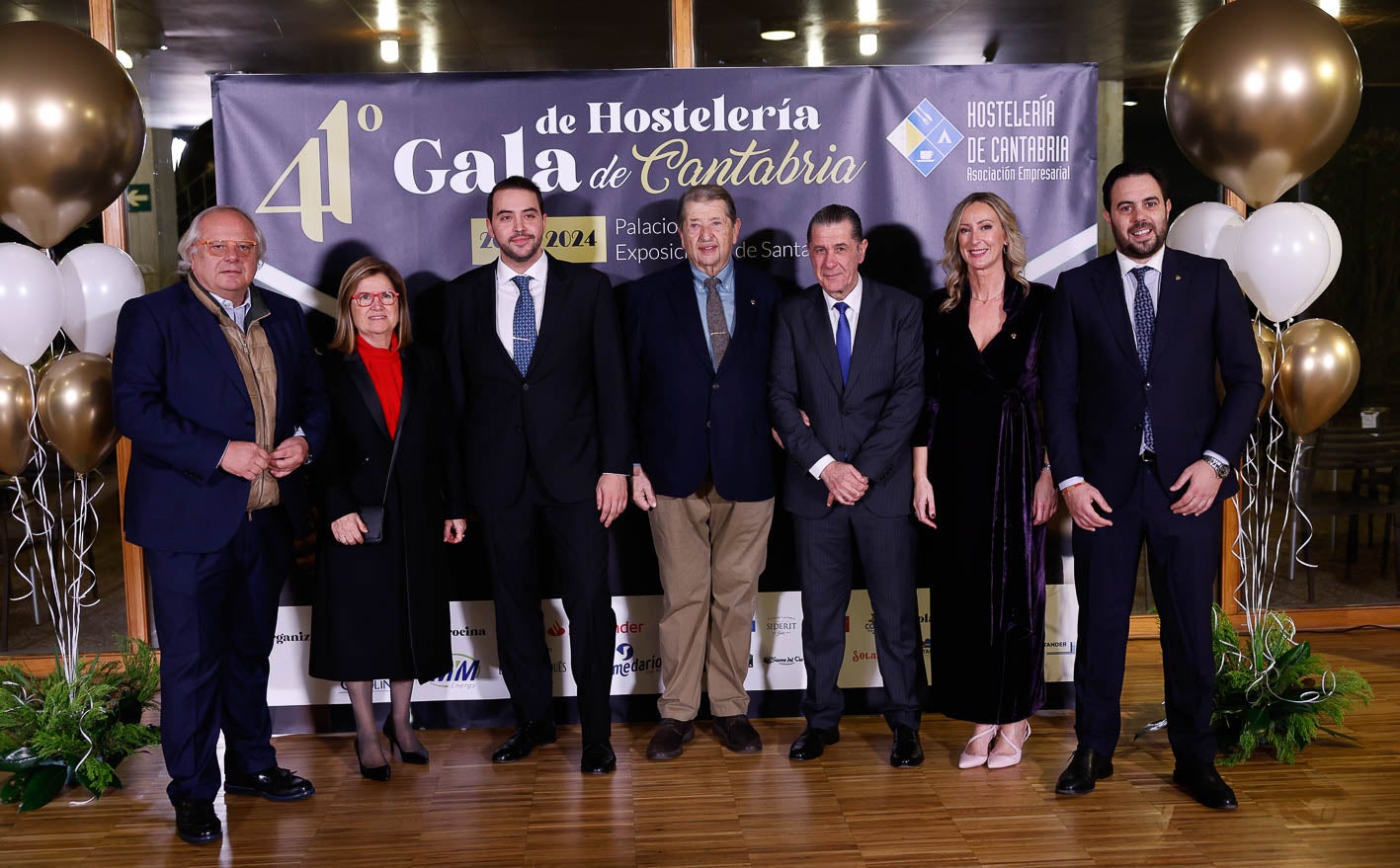 Miguel Mirones, María Ángeles Pérez, Eduardo Lamadrid, Gregorio Lamadrid, Francisco Agudo, Bárbara Gutiérrez y Daniel Fidalgo.